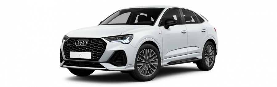 Audi Q3 Sportback, Q3 SB S line 35 TDI 110 kW quattro, barva bílá