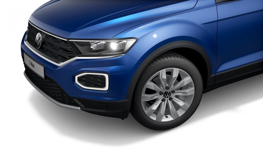 Volkswagen T-Roc, T-Roc Design 1,0 TSI 6G, barva modrá