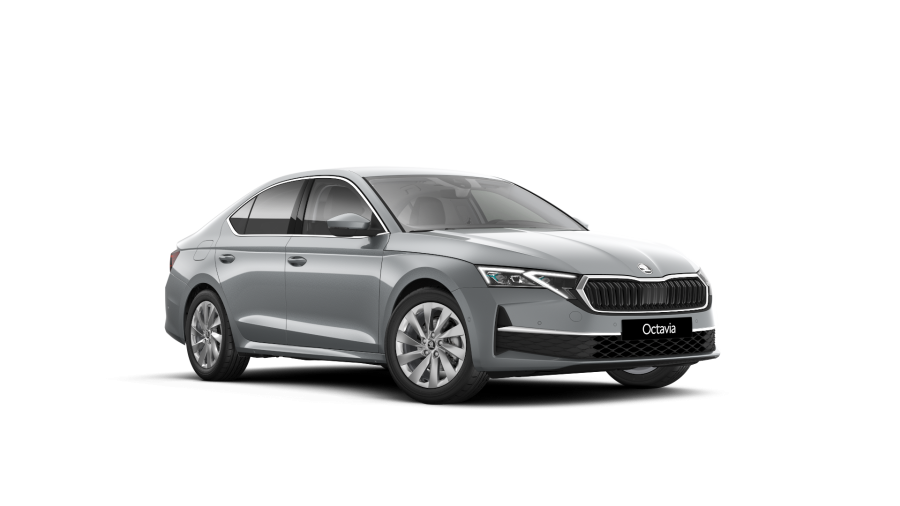 Škoda Octavia, 2,0 TDI 110 kW 7° automatická DSG, barva stříbrná