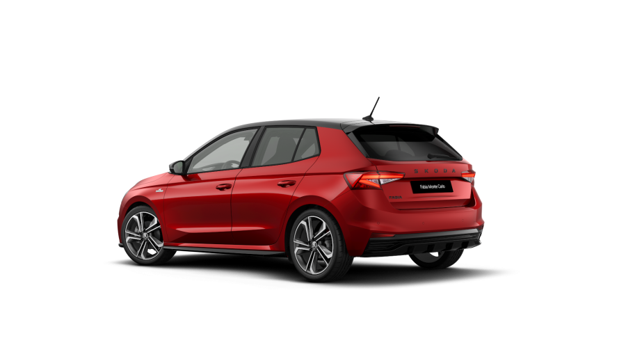Škoda Fabia, 1,5 TSI 110 kW 7° automatická DSG, barva červená