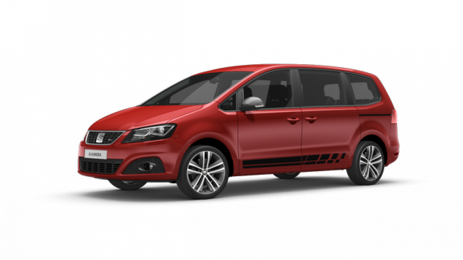 Seat Alhambra, Xcellence 2.0 TDI 150k DSG, barva červená