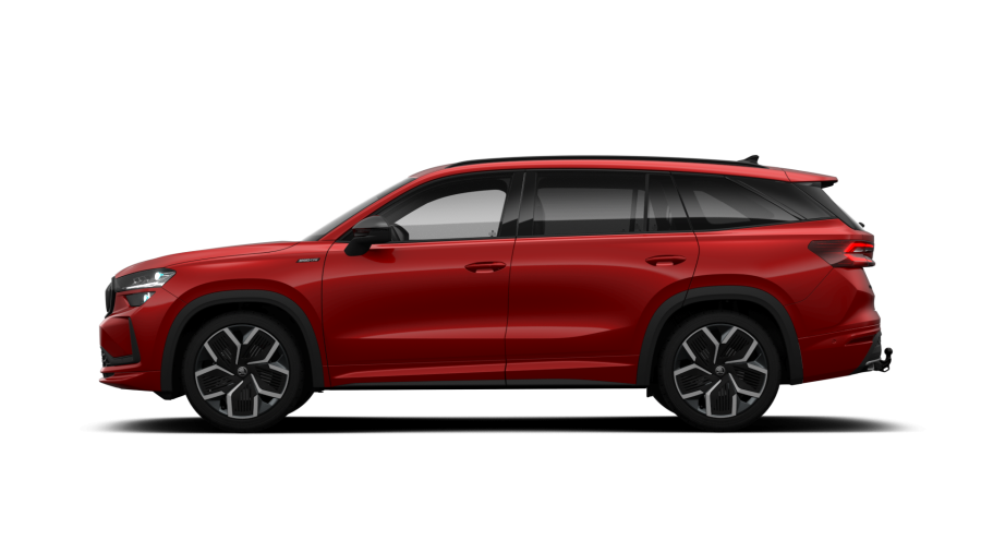 Škoda Kodiaq, 2,0 TDI 142 kW 7° automatická DSG 4x4, barva červená