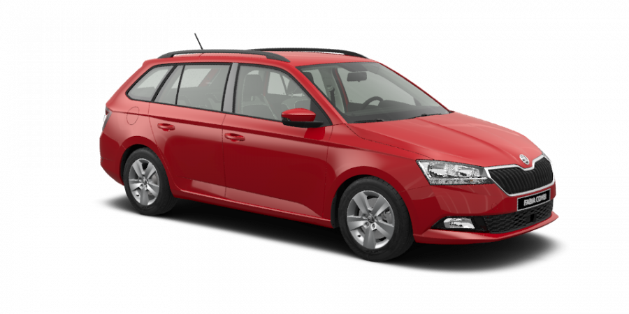 Škoda Fabia, 1,0 TSI 70 kW 5-stup. mech., barva červená