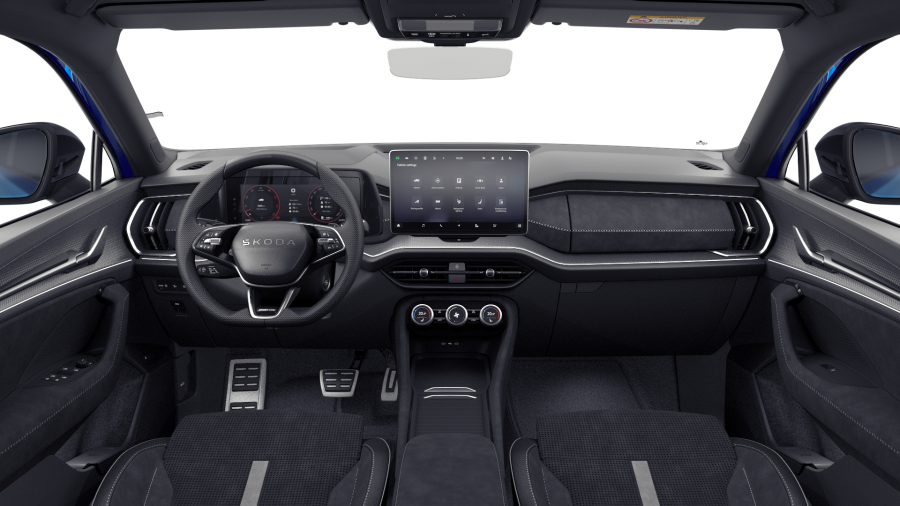 Škoda Kodiaq, 2,0 TDI 142 kW 7° automatická DSG 4x4, barva modrá