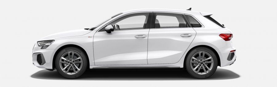 Audi A3, A3 Spb S line 35 TFSI CoD 110kW, barva bílá