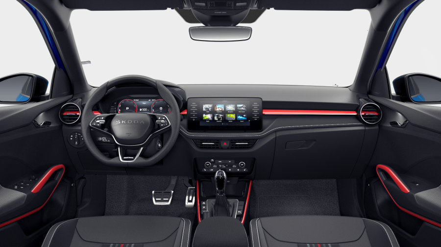 Škoda Fabia, 1,5 TSI 110 kW 7-stup. automat., barva modrá