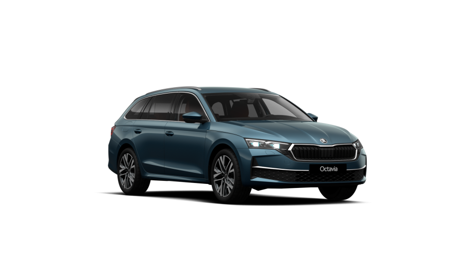 Škoda Octavia, 1,5 TSI Hybrid 110 kW 7° automatická DSG, barva modrá