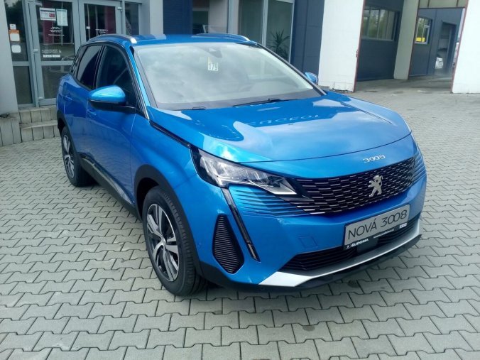 Peugeot 3008, ALLURE PACK 1.2 PureTech 130 k, barva modrá