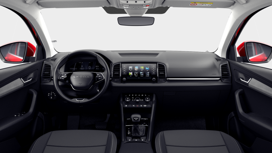 Škoda Karoq, 2,0 TDI 110 kW 7° automatická DSG 4x4, barva červená
