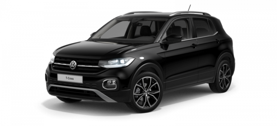Volkswagen T-Cross, Style 1,0 TSI 85 kW 7DSG, barva černá