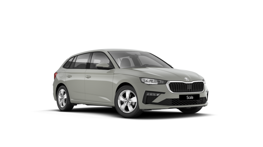 Škoda Scala, 1,0 TSI 70 kW 5° manuální, barva šedá