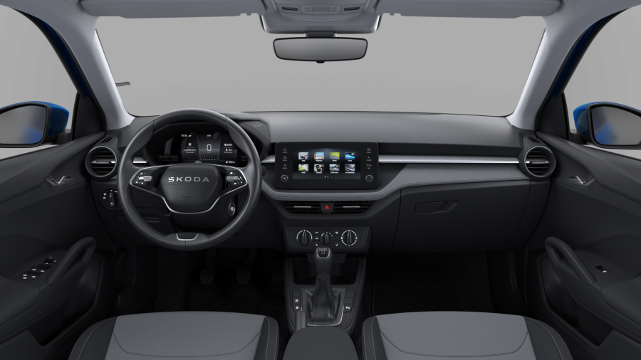 Škoda Fabia, 1,0 MPI 59 kW 5-stup. mech., barva modrá