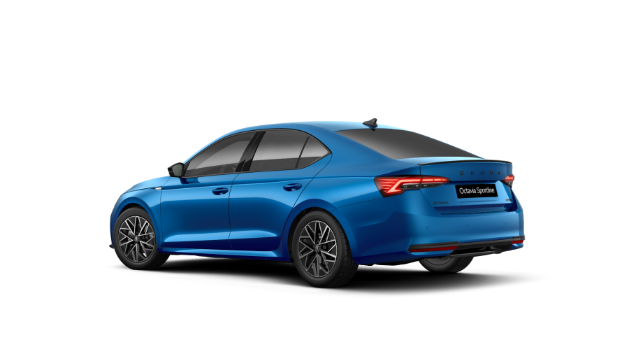 Škoda Octavia, 1,5 TSI m-HEV 110 kW 7-stup. automat., barva modrá