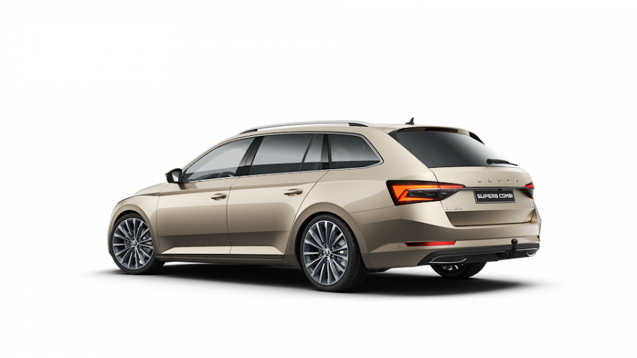 Škoda Superb, 2,0 TDI 147 kW 7-stup. automat. 4x4, barva béžová