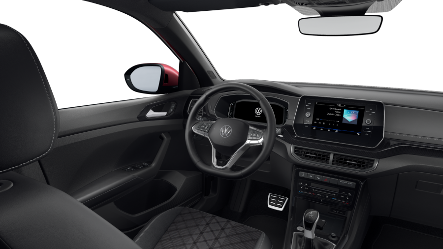 Volkswagen T-Cross, T-Cross R-Line 1.0 TSI 85 kW 7DSG, barva červená