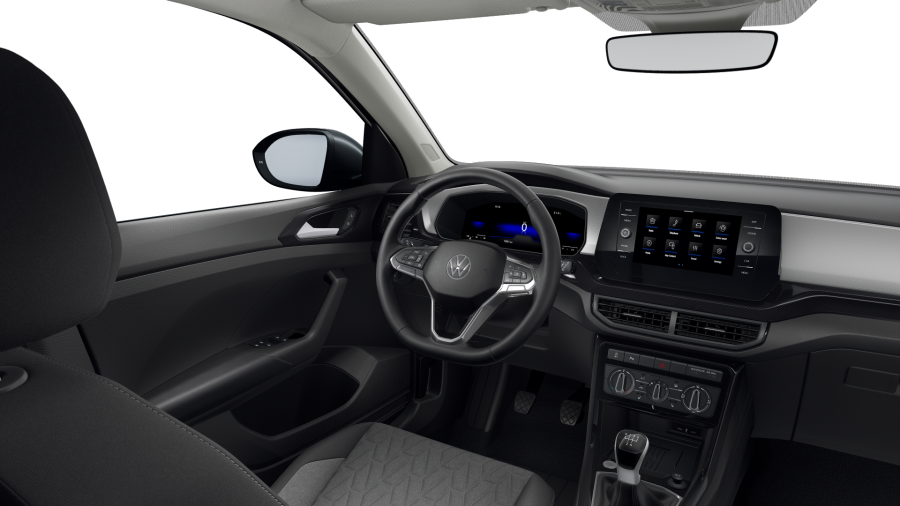 Volkswagen T-Cross, T-Cross People 1.0 TSI 70 kW 5G, barva černá