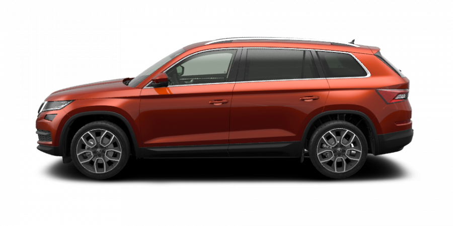 Škoda Kodiaq, 2,0 TDI 140 kW 7-stup. automat. 4x4, barva oranžová