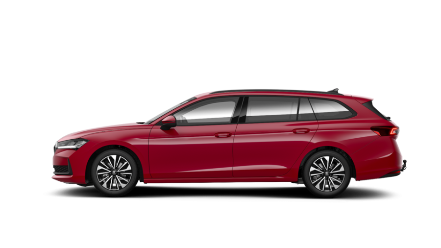 Škoda Superb, 2,0 TDI 110 kW 7-stup. automat., barva červená