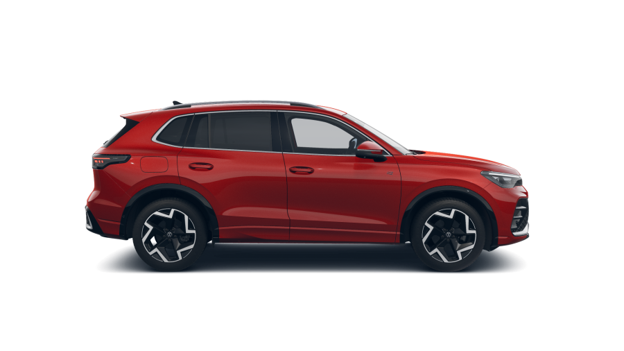 Volkswagen Tiguan, Tiguan R-Line 1,5 eTSI 110 kW mHEV, barva červená
