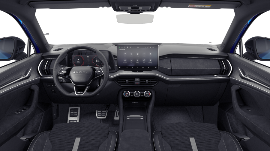 Škoda Kodiaq, 2,0 TDI 142 kW 7° automatická DSG 4x4, barva modrá