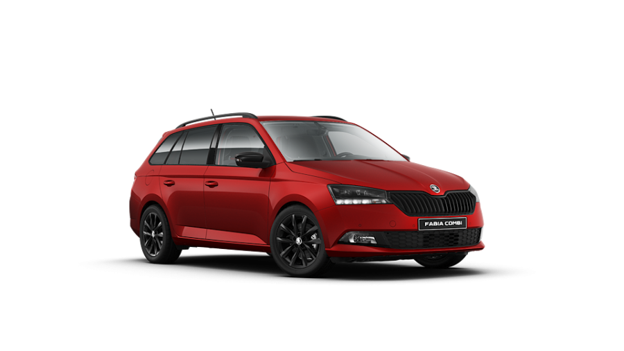 Škoda Fabia, 1,0 TSI 70 kW 5-stup. mech., barva červená