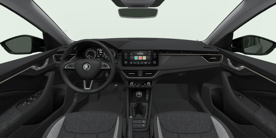 Škoda Scala, 1,0 TSI 85 kW 6-stup. mech., barva šedá
