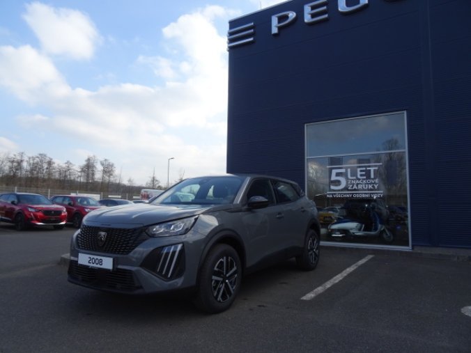 Peugeot 2008, ACTIVE 1.2 PureTech MAN6 100k, barva šedá