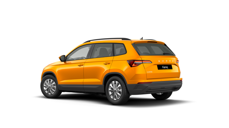 Škoda Karoq, 1,5 TSI 110 kW 6-stup. mech., barva oranžová