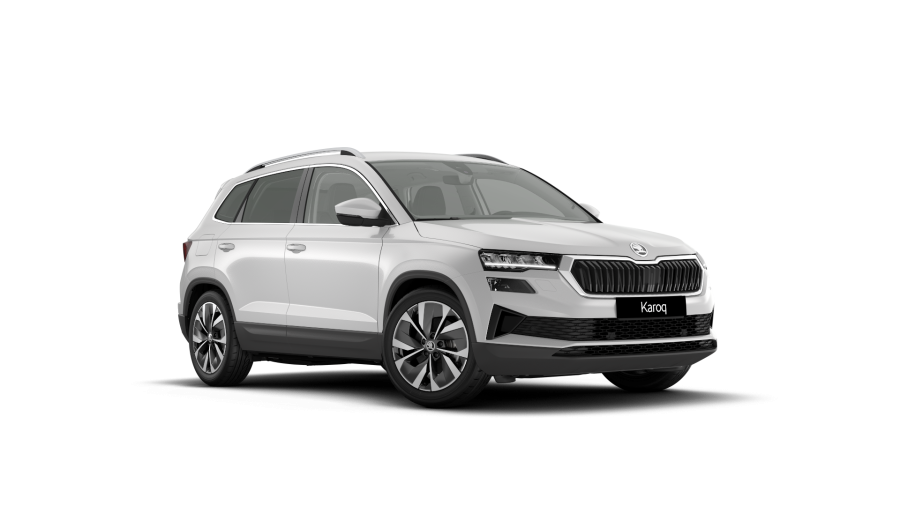 Škoda Karoq, 2,0 TDI 110 kW 7° automatická DSG 4x4, barva bílá
