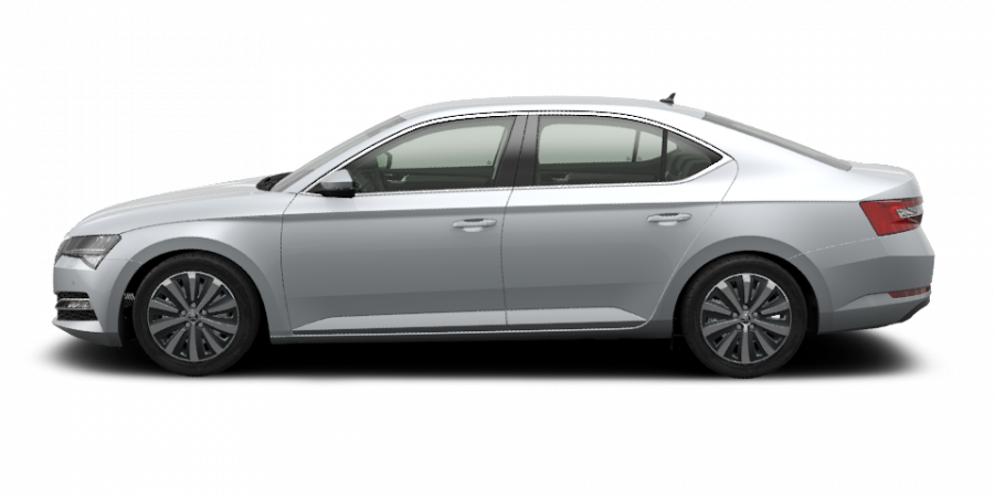 Škoda Superb, 2,0 TDI 110 kW 7-speed automat., barva stříbrná