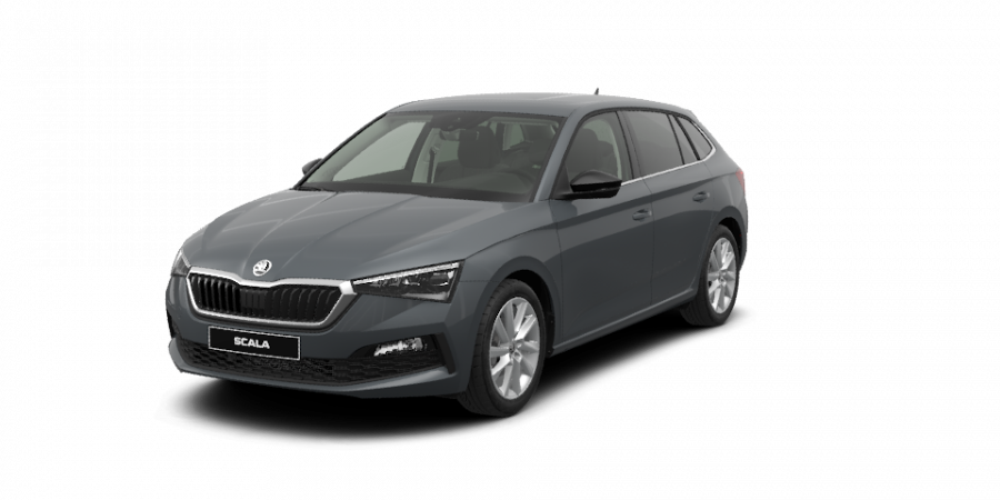 Škoda Scala, 1,0 TSI 85 kW 6-stup. mech., barva šedá