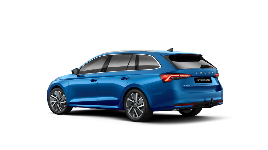 Škoda Octavia, 1,5 TSI Hybrid 110 kW 7° automatická DSG, barva modrá