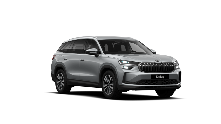 Škoda Kodiaq, 2,0 TDI 142 kW 7° automatická DSG 4x4, barva stříbrná
