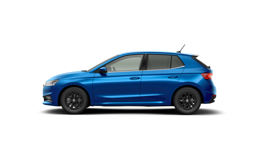 Škoda Fabia, 1,0 TSI 85 kW 7° automatická DSG, barva modrá