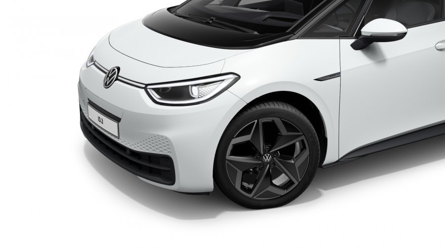 Volkswagen ID.3, ID.3 Tour, výk. 150 kW, kapac. 77 kWh, barva bílá
