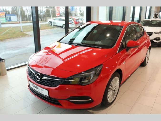 Opel Astra, Elegance 1.2T 96kW MT6, barva červená