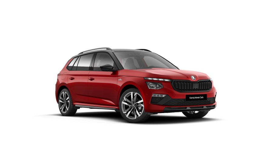Škoda Kamiq, 1,0 TSI 85 kW 7° automatická DSG, barva červená