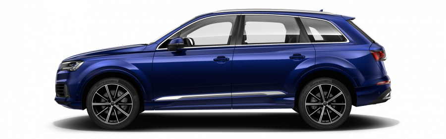 Audi Q7, Q7 50 TDI quattro, barva modrá