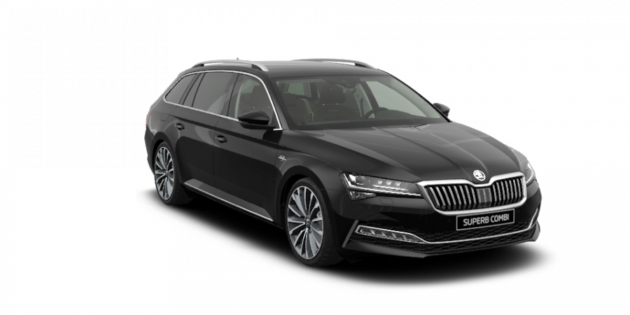 Škoda Superb, 2,0 TDI 147 kW 7-stup. automat. 4x4, barva černá