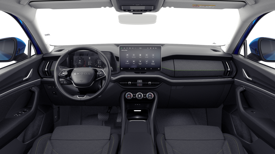 Škoda Kodiaq, 1,5 TSI m-HEV 110 kW 7-stup. automat., barva modrá