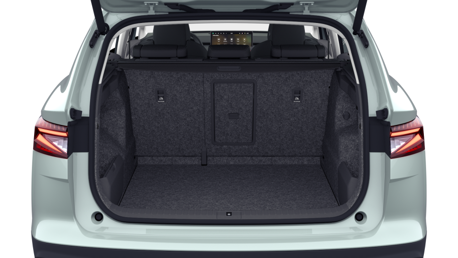 Škoda Enyaq iV, 82 kWh 210,00 kW 1-stup. automat. 4x4, barva stříbrná