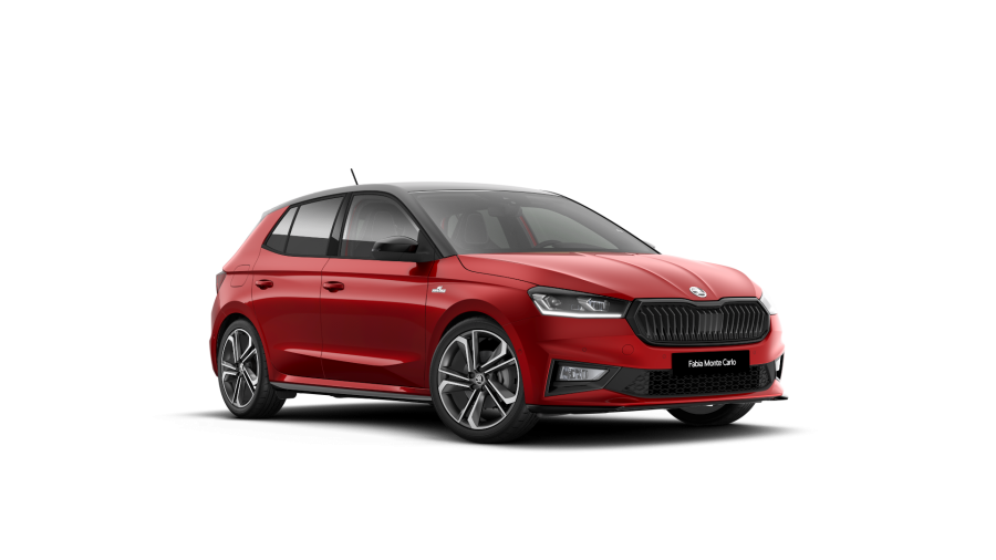 Škoda Fabia, 1,0 TSI 85 kW 7-stup. automat., barva červená