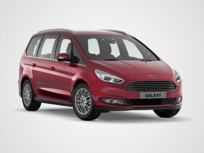 Ford Galaxy, 2.0 EcoBlue, barva červená