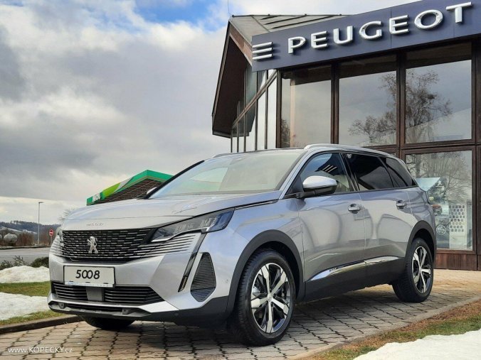 Peugeot 5008, ALLURE PACK 1.5 BHDi 130k EAT8, barva šedá