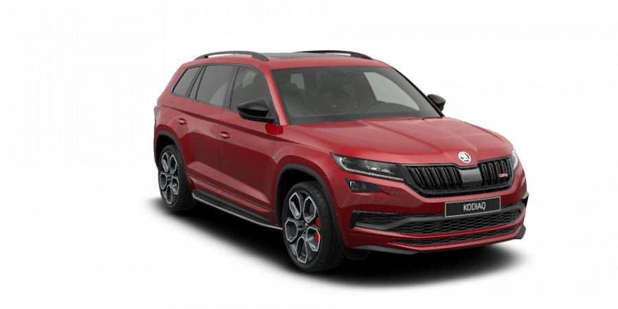 Škoda Kodiaq, 2,0 Bi-TDI 176 kW 7-stup. automat. 4x4, barva červená