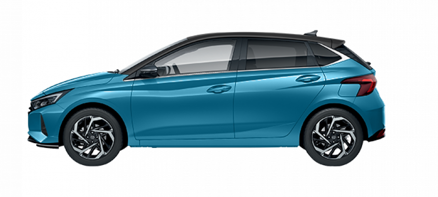 Hyundai i20, 1,2i 62 kW (95 NAT) 5 st. man, barva modrá