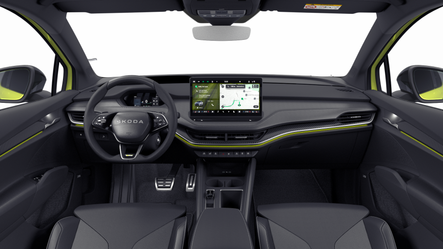 Škoda Enyaq iV, 84 kWh 250,00 kW 1° automatická 4x4, barva zelená