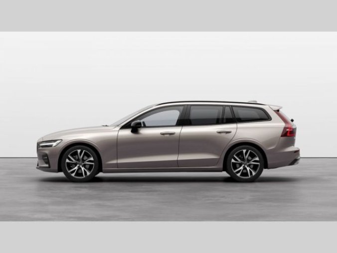 Volvo V60, B4 2.0L 197+14 HP AT7 FWD PLUS, barva stříbrná