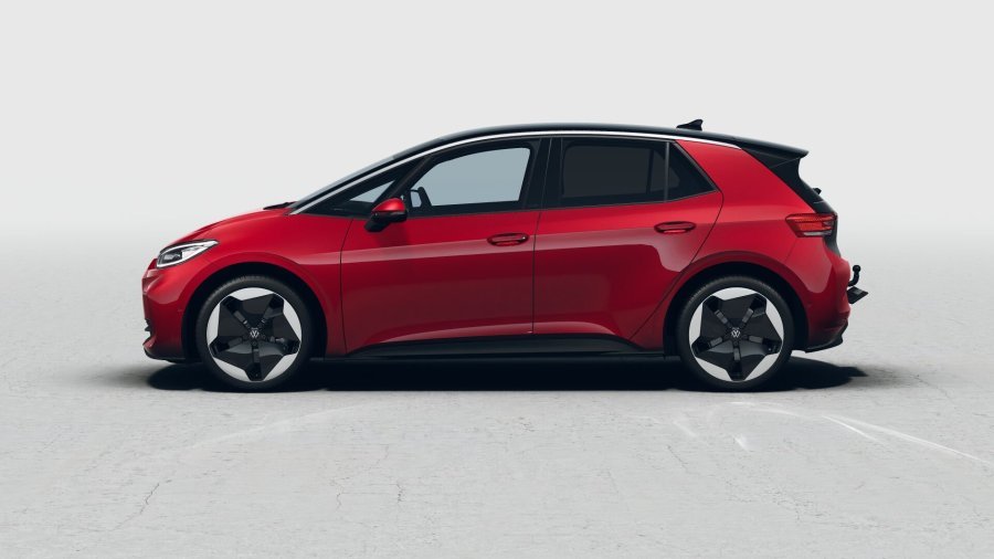 Volkswagen ID.3, ID.3 Pro S People (5 míst),150 kW,77 kWh, barva červená