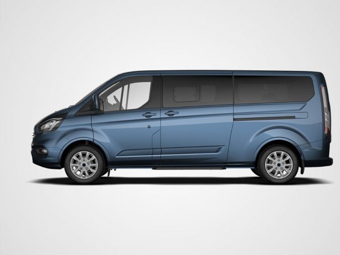 Ford Tourneo Custom, MPV,  L2 TITANIUM MHEV 2,0 EcoBlue (mHEV) 136 kW / 185 k, barva modrá